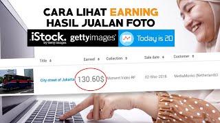 Cara Melihat Earning Hasil Penjualan Foto dan Video di Istock by Getty Images - Microstock Indonesia