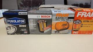 Purolator Boss Fram Racing Bosch Standard Fram Standard - lets open them not edited version