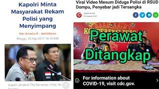 Penyebar Video Mesum Polisi Dompu Ditangkap RSUD PNS Perawat Pegawai Honorer NTB Kapolri Kapolda