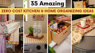 Collection of 35 ZERO COST Kitchen and Home Organizing Ideas  Organize Your Home for FREE