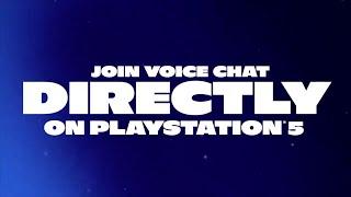 Join a Discord voice chat directly from your PS5