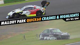 Mallory Park CrashesHighlights Quick60 Challenge ft Hillclimb Monsters 10824