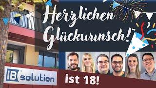 Die IBsolution ist volljährig 18-jähriges Jubiläum