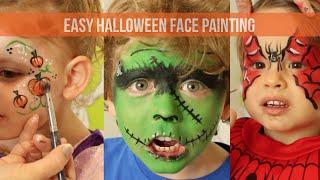 Easy Halloween Face Painting  Lily Pebbles