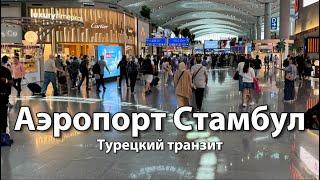 Транзит через аэропорт СТАМБУЛ НОВЫЙ IST Турция  Пересадка с прохождением паспортного контроля