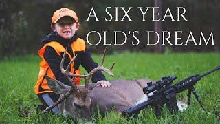 6 year old drops 8 point buck with .223