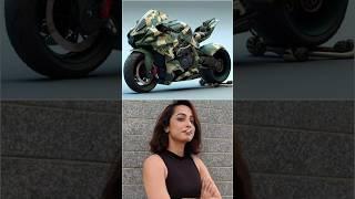 Top 10 CID officers and their army designed bikes#cid #cid #daya #abhijeet #purvi #shorts