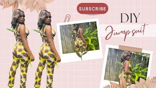 DIY jumpsuit from scratch  No pattern needed  Beginner friendly sewing tutorial