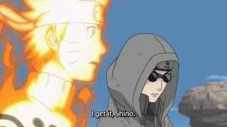 Naruto & Shino vs Torune   Full Fight English Sub