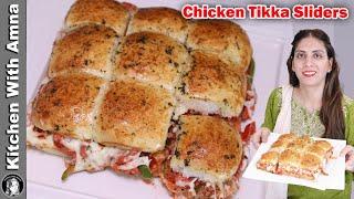 Homemade Chicken Tikka Sliders Recipe By Kitchen With Amna