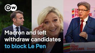 French parties unite to keep far-right from power but is it too little too late?  DW News