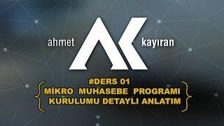 Mikro Muhasebe Programı Kurulumu Nasıl Yapılır Detaylı Anlatım #Ders01 - Mikro Yazılım