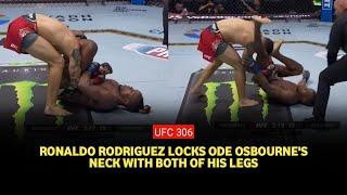 UFC 306 Results Ronaldo Rodriguez Survives Knockdown Defeats Ode Osbourne in Wild Fight