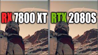 RX 7800 XT vs RTX 2080 Super Benchmarks - Tested in 20 Games