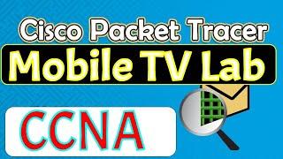 Mobile TV and Laptop Configuration using Cisco Packet Tracer #tv #Mobile #packettracer