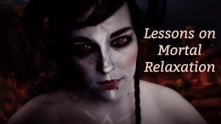 ASMR A Demoness Lesson on Mortal Relaxation