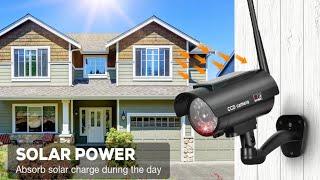 BNT Solar Powered Fake Security Camera  $100k BONUSES in Description