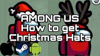 *WORKING* Among Us How to get all Christmas hats MOBILEPC