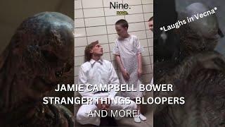 Jamie Campbell Bower Stranger things bloopers and behind the scenes