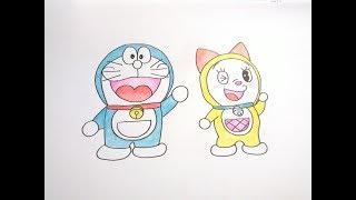 How To Draw Doraemon Dorami Cartoon Easy