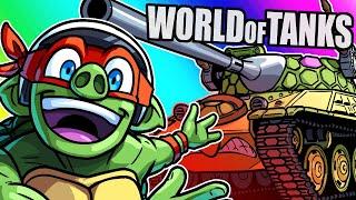 World of Tanks - Dominating Noobs With TMNT Tanks