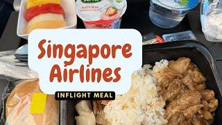Singapore Airlines Inflight Meal & Drinks Philippines Vacation 2024