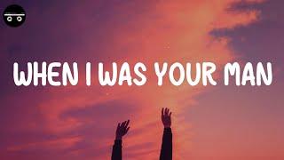 Bruno Mars - When I Was Your Man Lyric Video  John Legend Sam Smith...