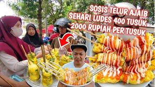 SOSIS TELUR 2000‼️SEHARI HABIS 10 KG TELUR KESUKAAN CEWEK & ANAK-ANAK - Indonesia Street Food