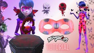 Miraculous Ladyfly Mask DIY  Paris Shadybug & ClawNoir special  Tikki + Nooro Ladybug + Butterfly