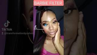 Barbie FILTER CHALLENGE #Shorts #tiktok #Clonefilter #tiktoktrend #BarbieFilter #ytshorts #viral