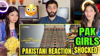 PAKISTANI REACTION ON THE LARGEST TEMPLE IN INDIA   IT HAPPENS ONLY IN INDIA  PAK GIRLS