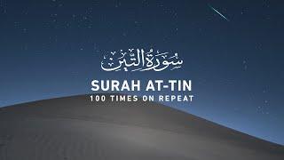 Surah Tin  - 100 Times On Repeat