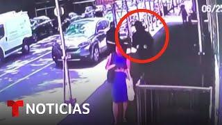 Encapuchados golpean a mujer en el Chinatown de Nueva York  Noticias Telemundo