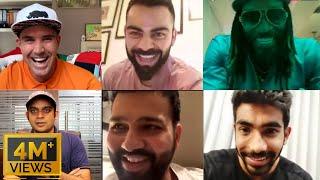 Video call with Virat Kohli Rohit Sharma Kevin Peterson Gayle & Bumrah  Covert Indian Edits