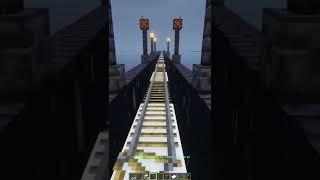 Building a Railroad from North Pole to South Pole on Earth SMP #shorts