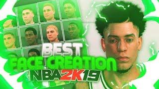 BEST FACE CREATION + HAIRCUT & FACIAL HAIR ON NBA 2K19  CLEANEST FACE CREATION ON 2K