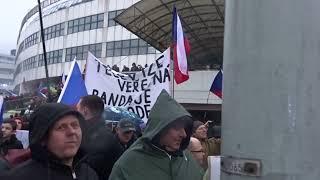 Demonstrace ČESKÁ REPUBLIKA NA 1. MÍSTĚ proti vládě a Č.televizi č.1 - 17.11 2022