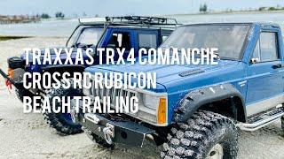 Traxxas TRX4 Comanche feat Cross RC Rubicon RC Adventure 110 Beach Trailing