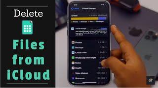 Delete Files from iCloud on iPhone