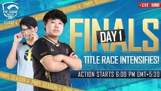 HINDI  2021 PMPL South Asia Finals Day 1  S4  Title Race Intensifies