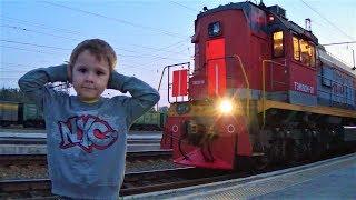 trains and railroad video about trains for children watch freight and passenger trains