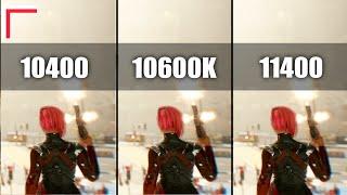 Intel i5-10400 vs Intel i5-10600K vs Intel i5-11400 — Test in 10 Games 1080p 1440p