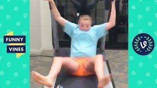 TRY NOT TO LAUGH - TREADMILL FAILS  Funny Videos