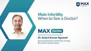 What is Male Infertility? Causes Prevention Treatment│Dr. Anjani Kumar Agrawal│Max Hospital Saket