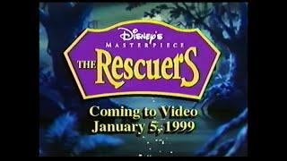 The Rescuers VHS Trailer 19771999 October 27 1998