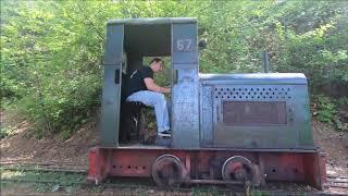 Deutz Gmeinder Feldbahn Steinbruch Schienenfahrrad