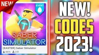 FUTURE CODES  *NEW* ROBLOX SABER SIMULATOR CODES 2023 EASTER