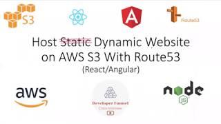 How to Host Dynamic WebSite on S3 With Routing ?