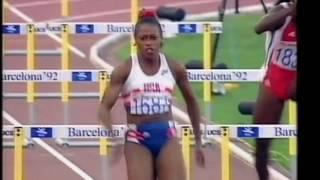 100m hurdles final - Barcelona 1992