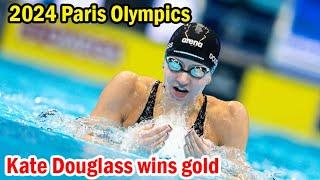 Paris Olympics 2024 - Kate Douglass Wins Gold Medal in 200-meter breaststroke at Paris 2024